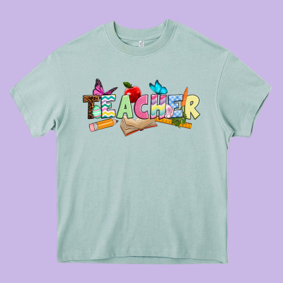 Easter Teacher Easter Day Heavy Core Tee Designed By Neo Western