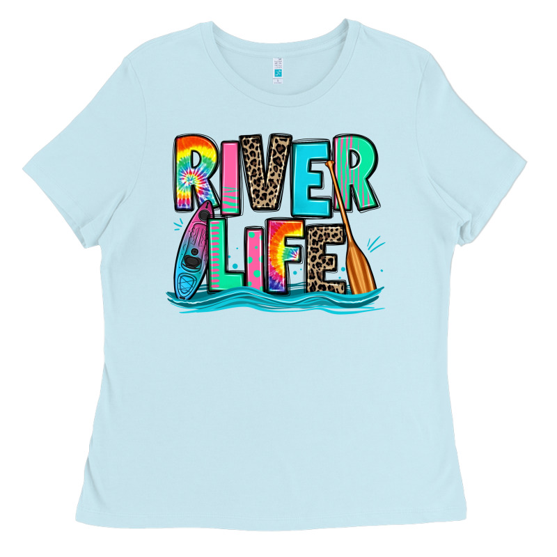 River Life Kayaking Ladies Tee by Zillion Design Studio | Teevron