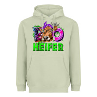 Matcha Boo Heifer Cow Heavyweight Hoodie - texasbilliewilder
