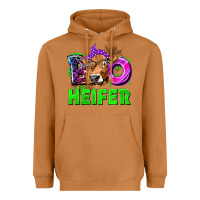 Meerkat Boo Heifer Cow Heavyweight Hoodie - texasbilliewilder