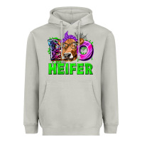 Moon Dust Boo Heifer Cow Heavyweight Hoodie - texasbilliewilder
