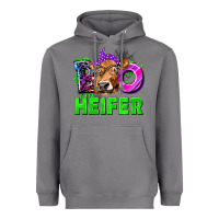 Storm Boo Heifer Cow Heavyweight Hoodie - texasbilliewilder