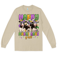 Mushroom happy mardi gras y'all Long Sleeve Tee - MaliasSmallBusiness