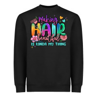 Black making hair beautiful is kinda my thing Heavyweight Sweatshirt - MaliasSmallBusiness