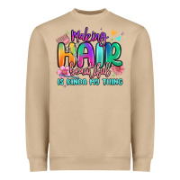 Mushroom making hair beautiful is kinda my thing Heavyweight Sweatshirt - MaliasSmallBusiness