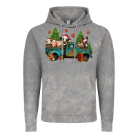 Cloud Rock christmas farm animals truck Vintage Hoodie - Jasminsmagicworld