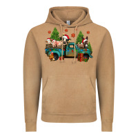 Vintage Camel christmas farm animals truck Vintage Hoodie - Jasminsmagicworld