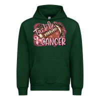 Forest Green Tackle cancer Football Urban Hoodie - FaDigitalArtStudio