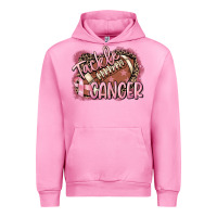 Fuchsia Pink Tackle cancer Football Urban Hoodie - FaDigitalArtStudio