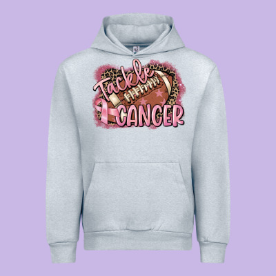 Tackle Cancer Football Urban Hoodie Designed By Fadigitalartstudio
