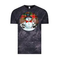 Cloud Black western snowman christmas ornament Vintage Tee - Jasminsmagicworld