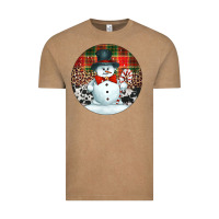 Vintage Coffee western snowman christmas ornament Vintage Tee - Jasminsmagicworld