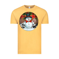 Vintage Mustard western snowman christmas ornament Vintage Tee - Jasminsmagicworld