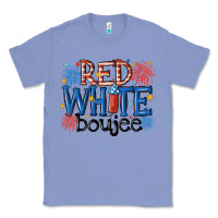 Colony Blue red white boujee Classic Tee - MaliasSmallBusiness