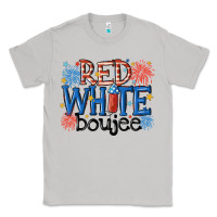 Moon Dust red white boujee Classic Tee - MaliasSmallBusiness