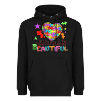 Black different is beautiful Heavyweight Hoodie - NancyCooperArtShop