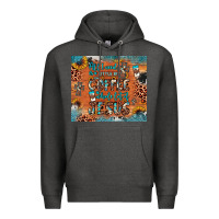 Charcoal Heather all i need is a little bit of coffee and o whole lot of jesus Premium Hoodie - JahusDesignShop