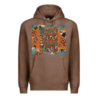 Chestnut all i need is a little bit of coffee and o whole lot of jesus Premium Hoodie - JahusDesignShop