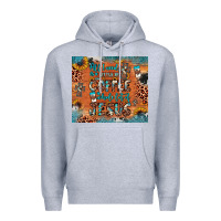 Heather Grey all i need is a little bit of coffee and o whole lot of jesus Premium Hoodie - JahusDesignShop