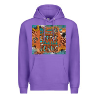 Purple all i need is a little bit of coffee and o whole lot of jesus Premium Hoodie - JahusDesignShop