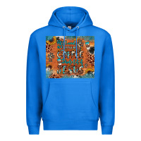 True Royal all i need is a little bit of coffee and o whole lot of jesus Premium Hoodie - JahusDesignShop