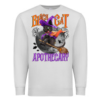 Dove Grey Black cat apothecary Premium Sweatshirt - NancyCooperArtShop