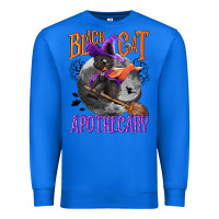 True Royal Black cat apothecary Premium Sweatshirt - NancyCooperArtShop