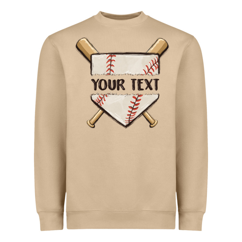 Preview Custom Baseball Heavyweight Sweatshirt by MaliasSmallBusiness | Teevron
