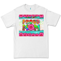 White proud mom Premium Tee - HRA Design Shop