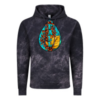 Cloud Black Fall Teardrop Vintage Hoodie - LillyAllenDesigns