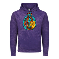 Cloud Purple Fall Teardrop Vintage Hoodie - LillyAllenDesigns