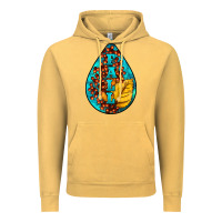 Vintage Mustard Fall Teardrop Vintage Hoodie - LillyAllenDesigns