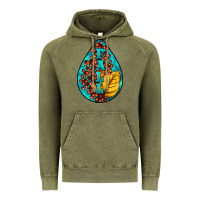 Vintage Olive Fall Teardrop Vintage Hoodie - LillyAllenDesigns