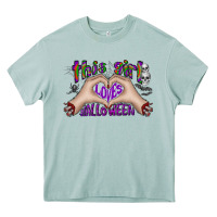Arona this girl loves halloween Heavy Core Tee - CowhideDigitalArt