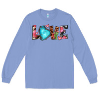 Colony Blue gemstone love Long Sleeve Tee - JahusDesignShop
