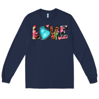 Navy gemstone love Long Sleeve Tee - JahusDesignShop