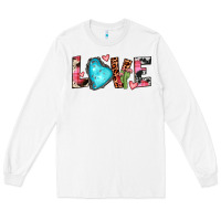 White gemstone love Long Sleeve Tee - JahusDesignShop