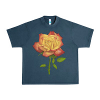 Midnight Navy rainbow's end rose Urban Heavy Tee - LillyAllenDesigns