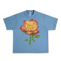 Pebble Blue rainbow's end rose Urban Heavy Tee - LillyAllenDesigns