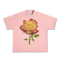Salmon rainbow's end rose Urban Heavy Tee - LillyAllenDesigns