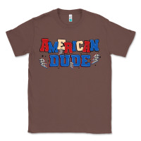 Chestnut american dude Classic Tee - MaliasSmallBusiness