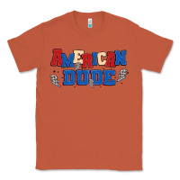 Copper american dude Classic Tee - MaliasSmallBusiness