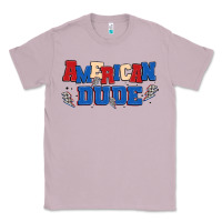 Lilac american dude Classic Tee - MaliasSmallBusiness