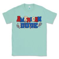 Seafoam american dude Classic Tee - MaliasSmallBusiness