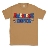 Toasted Coconut american dude Classic Tee - MaliasSmallBusiness