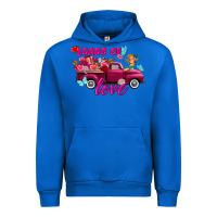 Cobalt Loads of love Valentine's day truck Urban Hoodie - FaDigitalArtStudio