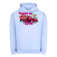 Loads Of Love Valentine's Day Truck Urban Hoodie | Teevron