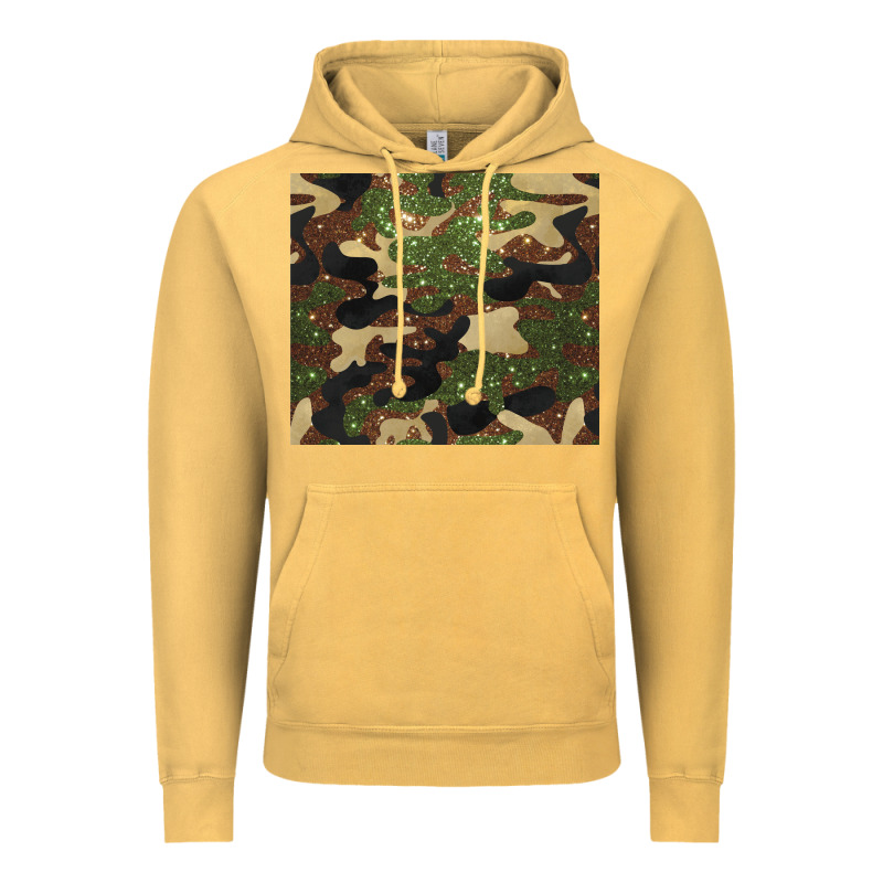 Camouflage Glitter Vintage Hoodie by BarkalooDesign | Teevron