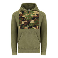 Vintage Olive camouflage glitter Vintage Hoodie - BarkalooDesign