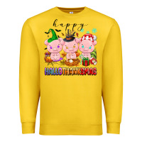 Lemon happy hallothanksmas pigs Premium Sweatshirt - texasbilliewilder